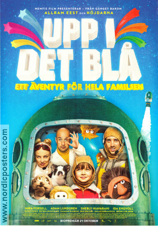 Upp i det blå 2016 movie poster Mira Forsell Adam Lundgren Gustav Funck Petter Lennstrand