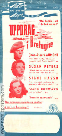 Assignment in Brittany 1943 poster Jean-Pierre Aumont ack Conway