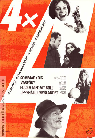 Interlude in the Marshland 1965 movie poster Max von Sydow Allan Edwall Karl Erik Flens Jan Troell