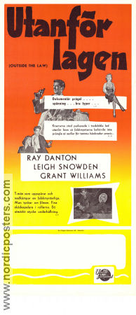 Outside the Law 1956 poster Ray Danton Jack Arnold