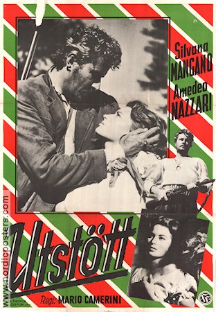 Il Brigante Musolino 1950 poster Silvana Mangano Mario Camerini