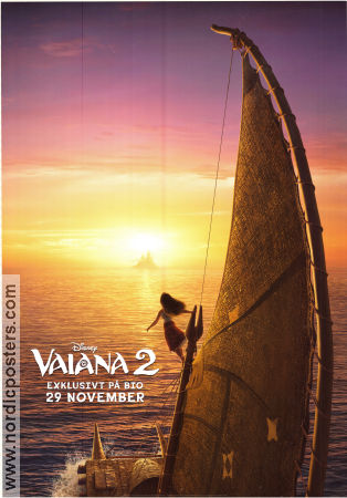 Moana 2 2024 movie poster Auli´i Cravalho David G Derrick Jr Animation Ships and navy