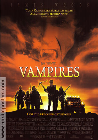 Vampires 1998 poster James Woods John Carpenter
