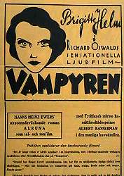 Alraune 1931 movie poster Brigitte Helm