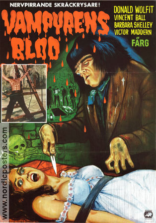 Blood of the Vampire 1958 poster Donald Wolfit Henry Cass