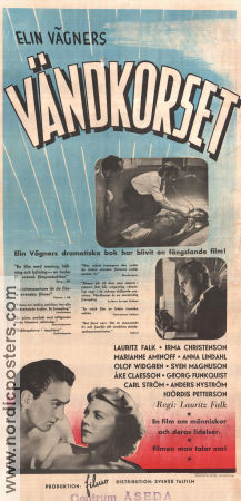 Vändkorset 1944 movie poster Marianne Aminoff Irma Christenson Lauritz Falk Writer: Elin Wägner