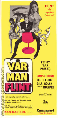 Our Man Flint 1966 poster James Coburn Daniel Mann