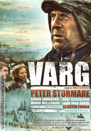 Varg 2008 movie poster Peter Stormare Robin Lundberg Rolf Degerlund Daniel Alfredson Mountains