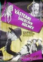 Västerns Sherlock Holmes 1958 movie poster William Boyd