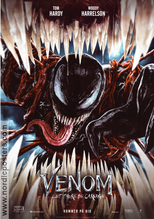 Venom: Let There Be Carnage 2021 poster Tom Hardy Andy Serkis