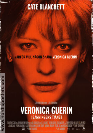 Veronica Guerin 2003 movie poster Cate Blanchett Colin Farrell Brenda Fricker Joel Schumacher