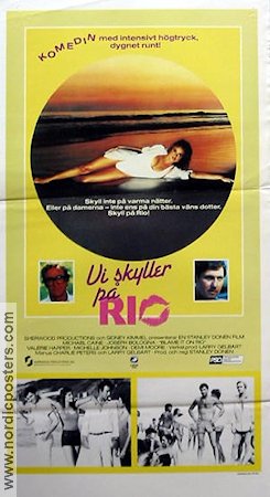 Blame it on Rio 1984 poster Michael Caine