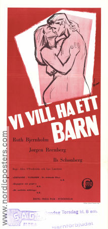 Vi vil ha´ et barn 1949 movie poster Ruth Brejnholm Jörgen Reenberg Maria Garland Lau Lauritzen Denmark