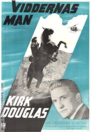 Lonely are the Brave 1970 poster Kirk Douglas