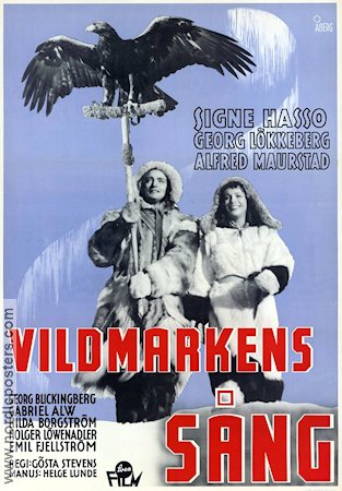 Vildmarkens sång 1940 movie poster Signe Hasso