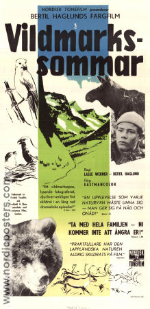 Vildmarkssommar 1957 movie poster Ulf Strömberg Olof Thunberg Bertil Haglund Documentaries Mountains