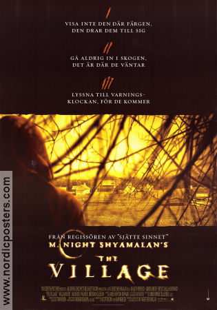 The Village 2004 poster Sigourney Weaver M Night Shyamalan