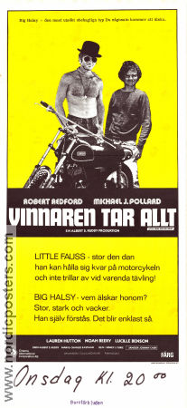 Little Fauss and Big Halsy 1970 movie poster Robert Redford Michael J Pollard Lauren Hutton Sidney J Furie Motorcycles