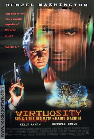Virtuosity 1995 poster Denzel Washington