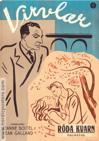 Remous 1935 poster Jeanne Boitel Edmond T Gréville