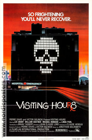 Visiting Hours 1982 poster Lee Grant Jean-Claude Lord