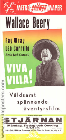 Viva Villa! 1934 movie poster Wallace Beery Fay Wray Leo Carrillo Jack Conway