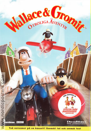 Wallace and Gromit: A Close Shave 1995 poster Peter Sallis Nick Park Animation From TV