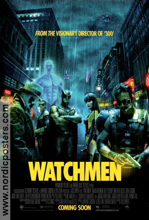 Watchmen 2009 poster Jackie Earle Haley Zack Snyder