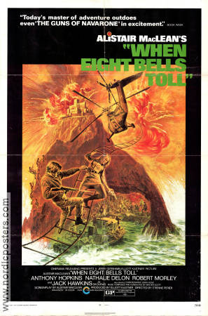 When Eight Bells Toll 1971 movie poster Anthony Hopkins Writer: Alistair Maclean
