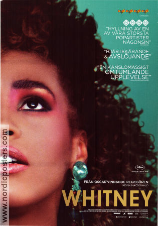 Whitney 2018 movie poster Whitney Houston Ellen White Michael Houston Kevin Macdonald Documentaries