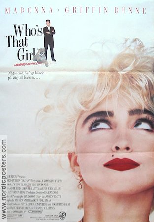 Who´s That Girl 1987 movie poster Madonna Griffin Dunne