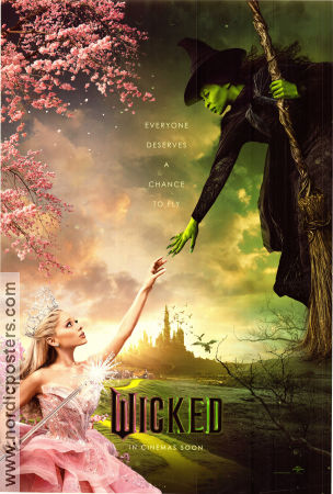 Wicked 2024 movie poster Cynthia Erivo Ariana Grande Jeff Goldblum Jon M Chu Musicals