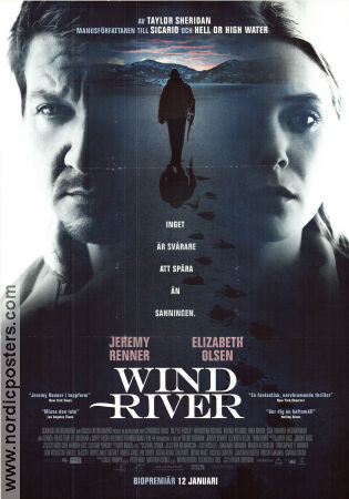Wind River 2017 movie poster Elizabeth Olsen Jeremy Renner Graham Greene Taylor Sheridan