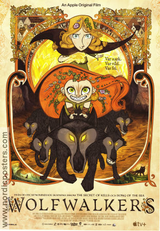 Wolfwalkers 2020 movie poster Honor Kneafsey Tomm Moore Animation Production: Apple TV