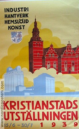 Kristianstadsutställningen Reklam 1939 poster 