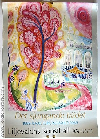 Liljevalchs konsthall Det sjungande trädet 1989 poster Poster artwork: Isaac Grünewald