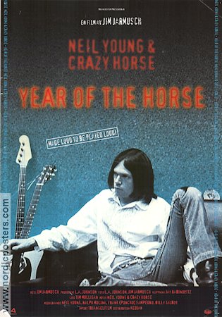 Year of the Horse 1997 movie poster Neil Young Jim Jarmusch Rock and pop