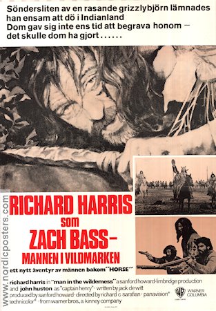 Man in the Wilderness 1971 poster Richard Harris Richard C Sarafian