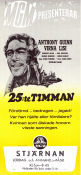 La vingt-cinquieme heure 1967 movie poster Anthony Quinn Virna Lisi Grégoire Aslan Henri Verneuil
