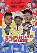 30 pinnar muck 1966 movie poster Anita Lindblom Jokkmokks-Jokke Arne Källerud Mascots Ragnar Frisk Rock and pop