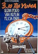 3.10 till Yuma 1957 movie poster Glenn Ford Clocks