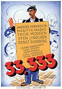 33333 1936 movie poster Anders Henrikson Thor Modéen Maritta Marke