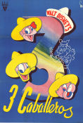 The Three Caballeros 1944 poster Aurora Miranda Norman Ferguson