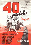 Forty Guns 1957 movie poster Barbara Stanwyck Barry Sullivan Dean Jagger Samuel Fuller