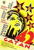 42nd Street 1933 movie poster Ruby Keeler Dick Powell