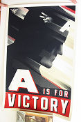 Limited litho A Is For Victory Captain America No 78 of 155 2011 poster 