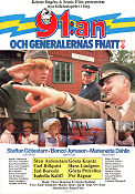 91:an och generalernas fnatt 1977 movie poster Staffan Götestam Sten Ardenstam Bonzo Jonsson Ove Kant From comics Production: Semic Film