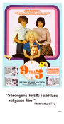 9 to 5 1980 movie poster Jane Fonda Dolly Parton Lily Tomlin Colin Higgins Clocks