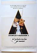 A Clockwork Orange 1971 movie poster Malcolm McDowell Patrick Magee Michael Bates Stanley Kubrick Writer: Anthony Burgess