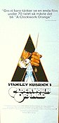 A Clockwork Orange 1971 movie poster Malcolm McDowell Patrick Magee Michael Bates Stanley Kubrick Writer: Anthony Burgess